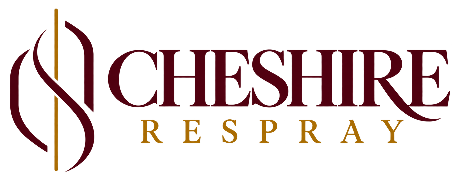 Cheshire Respray maroon monogram logo