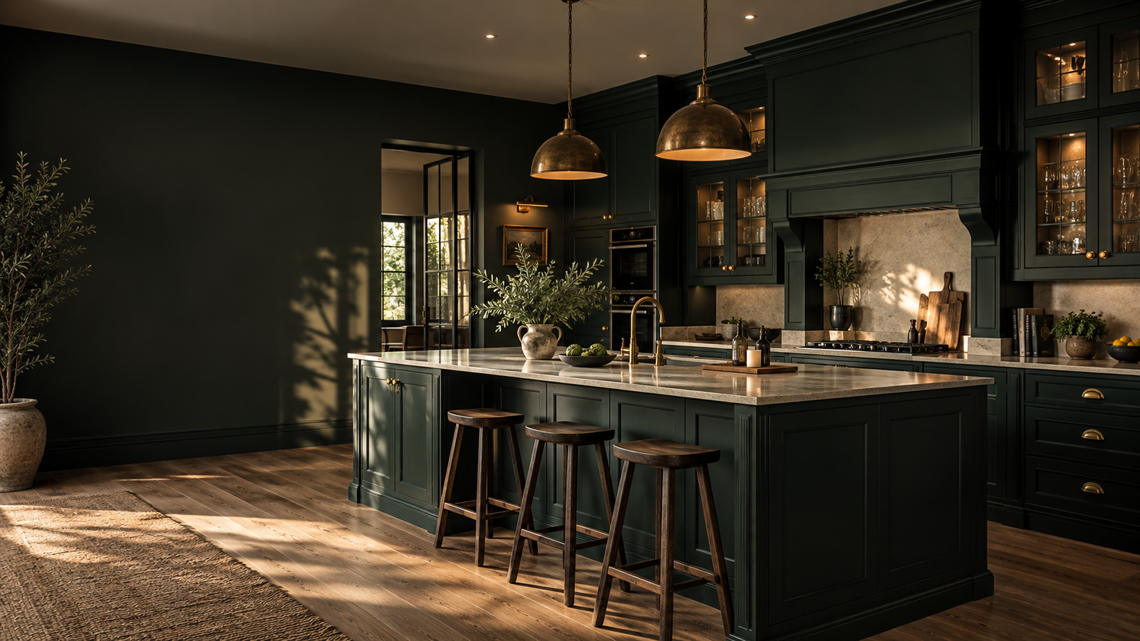 Beautiful kitchen interior